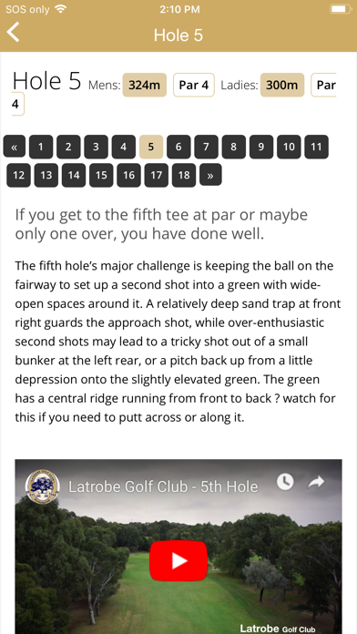 Latrobe Golf Club screenshot 2