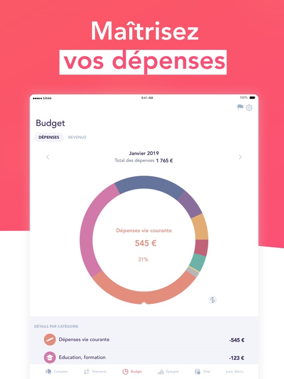 Linxo - L'app n°1 de budget Linxo - L'app n°1 de budget