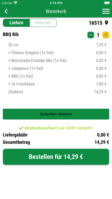 Subway Oranienburg screenshot 2