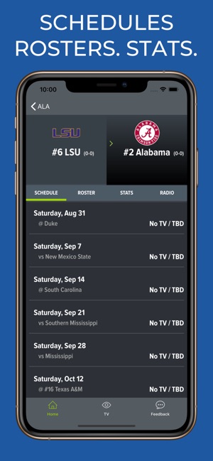 SEC Football Scores and Radio