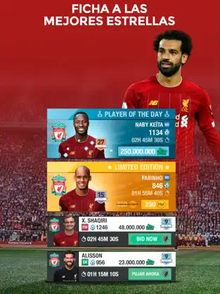 Screenshot 2 LIVERPOOL FC FANTASY MANAGER iphone