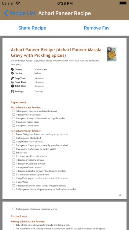 Curry(Gravy Dishes) Recipes screenshot-3