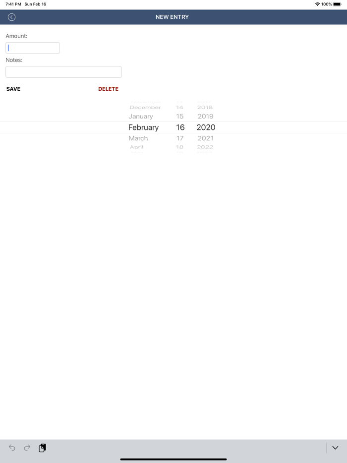 Spending Tracker  Manager