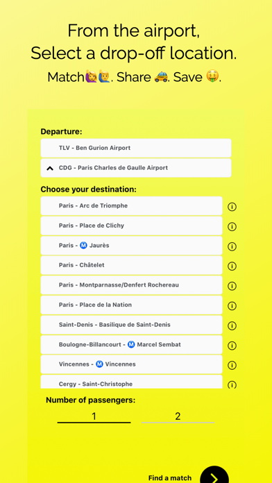 PART^ - Airport Taxi-Sharing screenshot 4