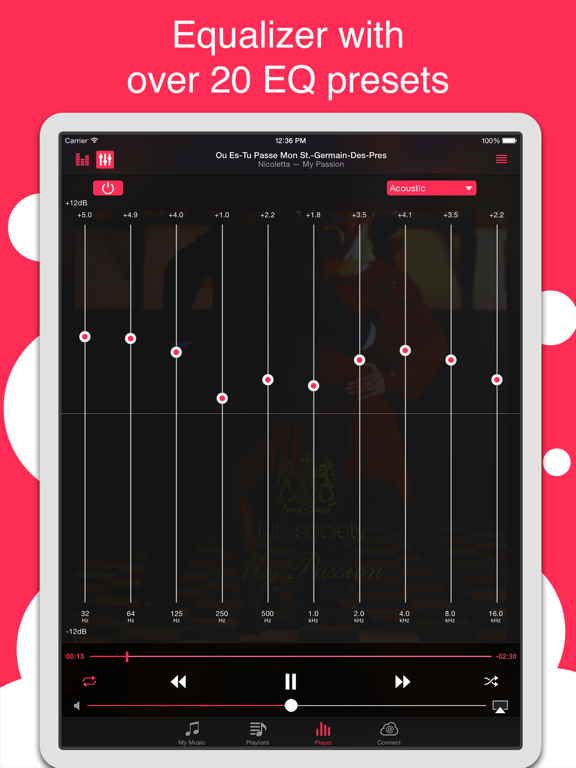 Stream Music Player iPad app afbeelding 3