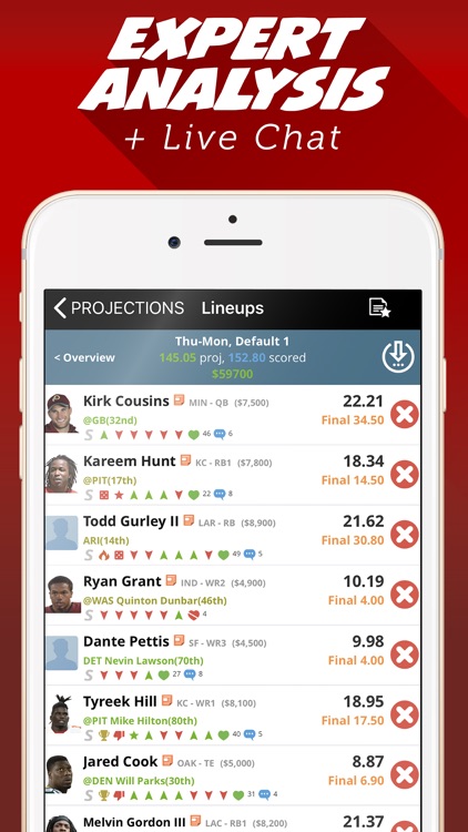 LineStar for FanDuel DFS screenshot-4