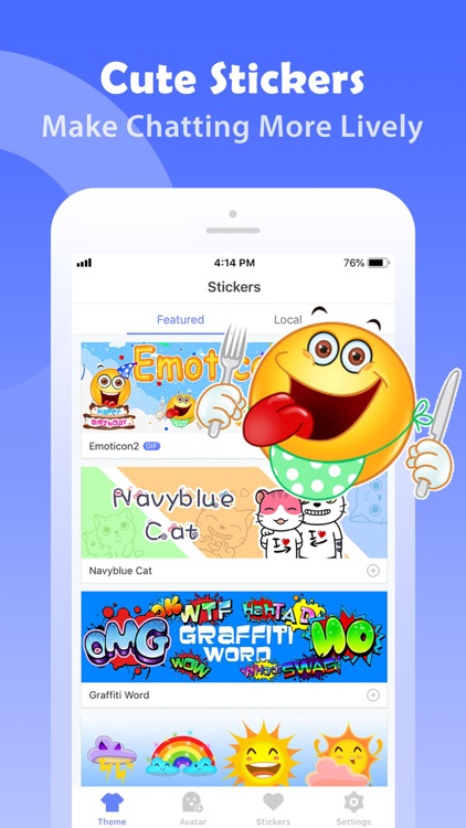 iMoji - Avatar Emoji Keyboard screenshot-3
