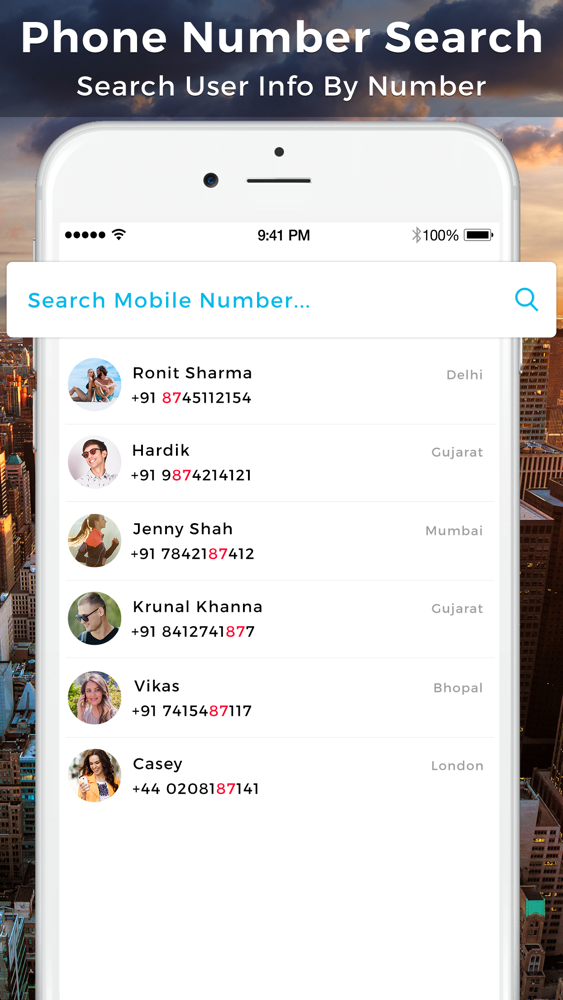 Phone Number Search & Location App for iPhone Free Download Phone