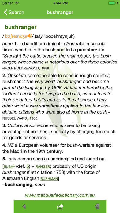 Macquarie Dictionary screenshot1