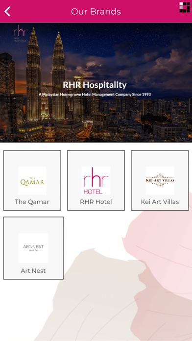 RHR Hospitality screenshot 2