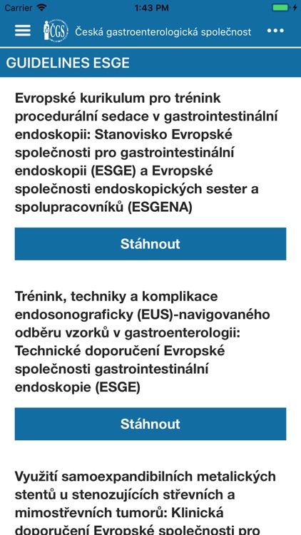 Česká gastroenterologická spol screenshot-5