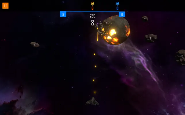 Asteroids Blast, game for IOS