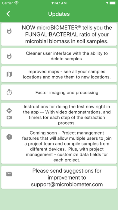 How to cancel & delete microBIOMETER® Reader from iphone & ipad 2