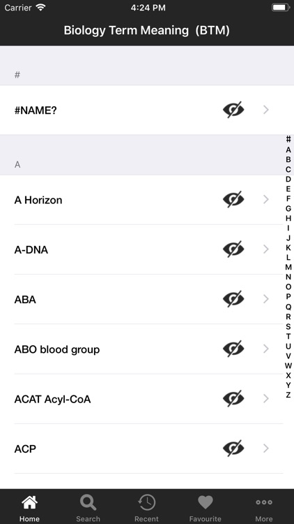 Biology Terms Meaning