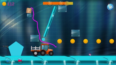 Truck Drive On Physics Line screenshot 2