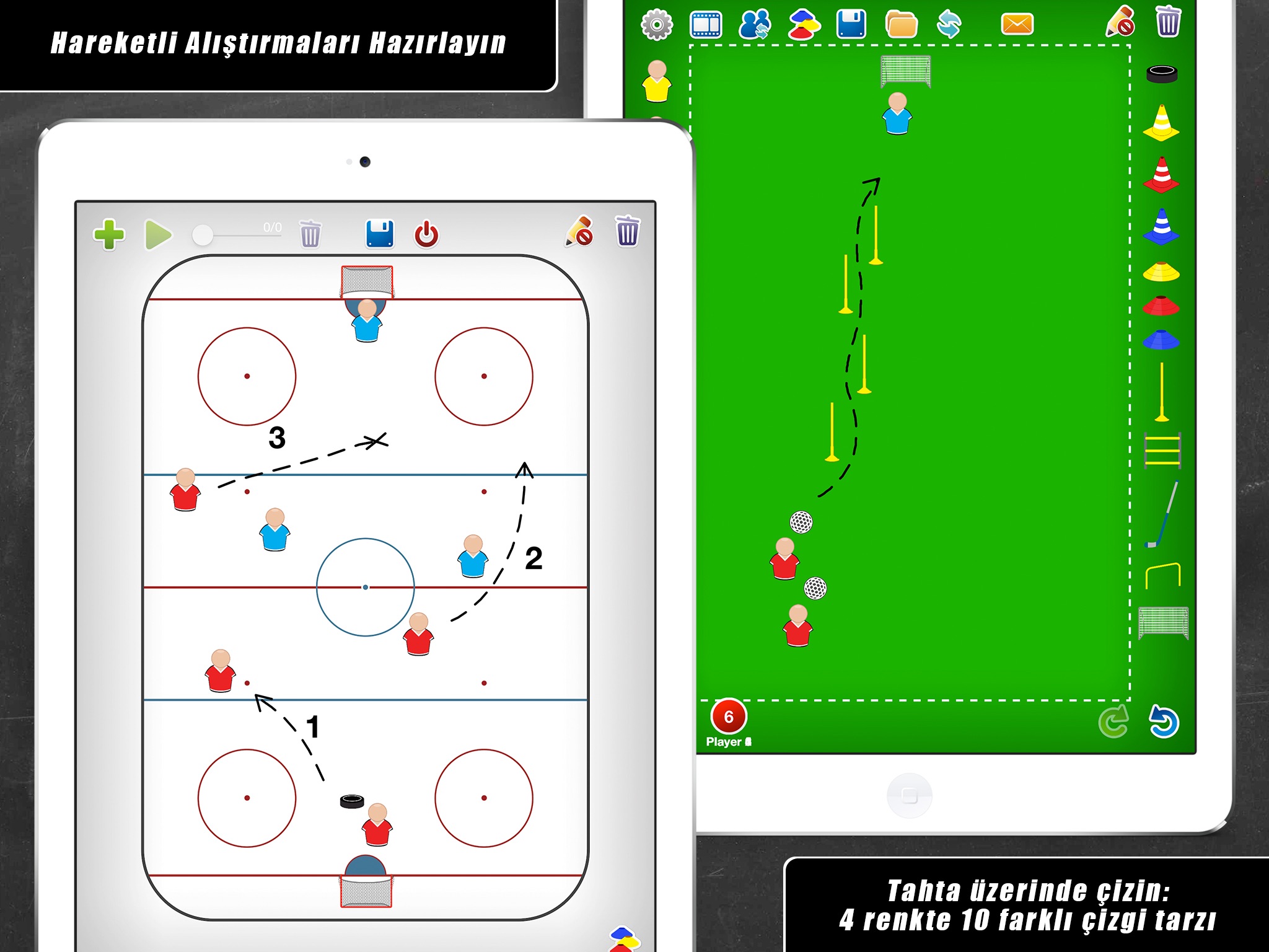 Coach Tactic Board: Hockey++ screenshot 2
