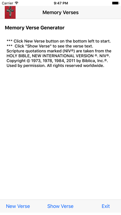 How to cancel & delete Memory Verses generator from iphone & ipad 1