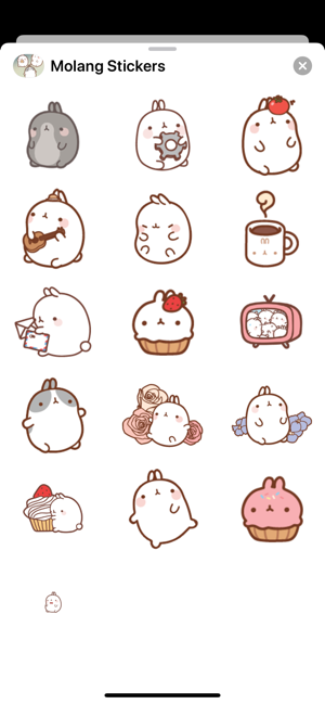 New Molang Stickers HD