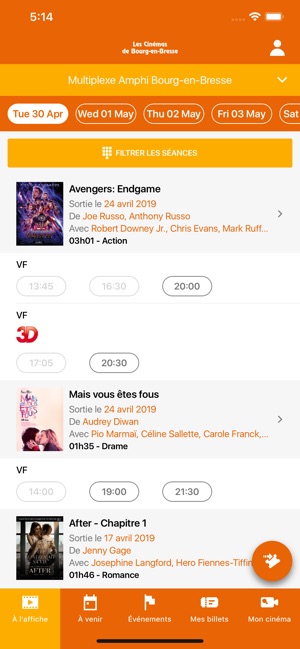 Les Cinémas de Bourg-en-Bresse(圖4)-速報App