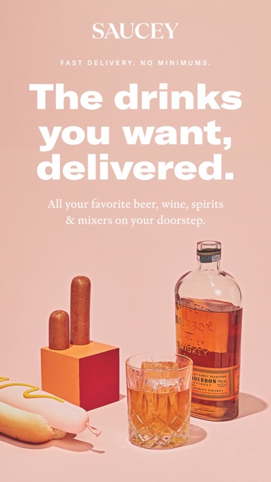 Saucey: The Alcohol Delivery App screenshot