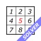 "Number Place Auto Solver" can solve all "Number Place (Sudoku)" questions in a moment instead of you
