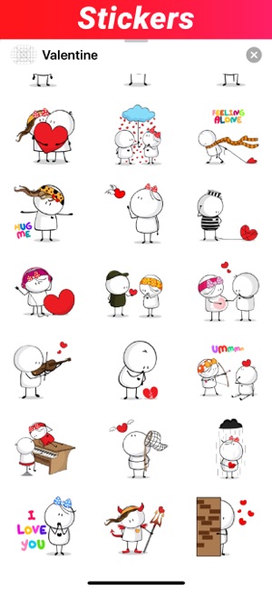 Cutest Valentines Day Stickers(圖3)-速報App