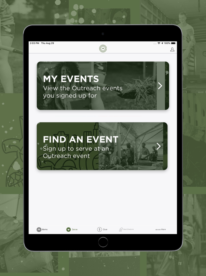 Elevation Outreach App