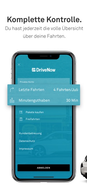 DriveNow Carsharing Screenshot