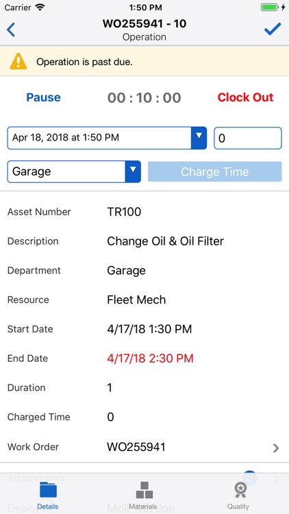 Maintenance for EBS