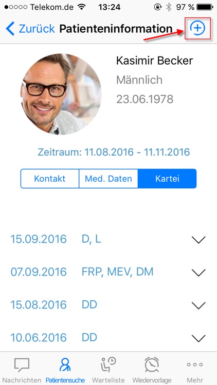 CGM M1 PRO Meine Patienten-App