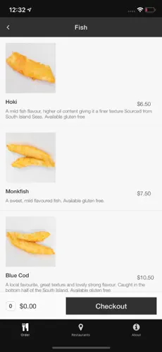 Skærmbillede 2 Erik's Fish and Chips iphone