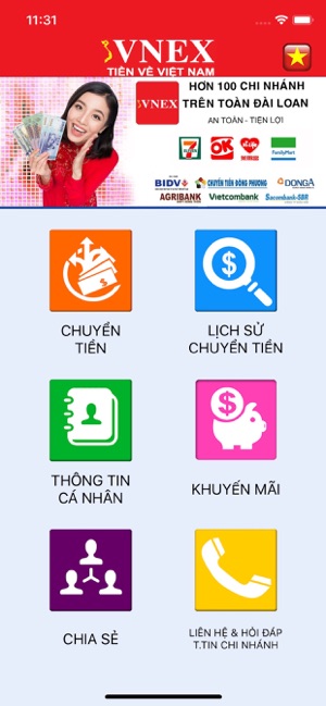 VNEX TIỀN VỀ VIỆT NAM