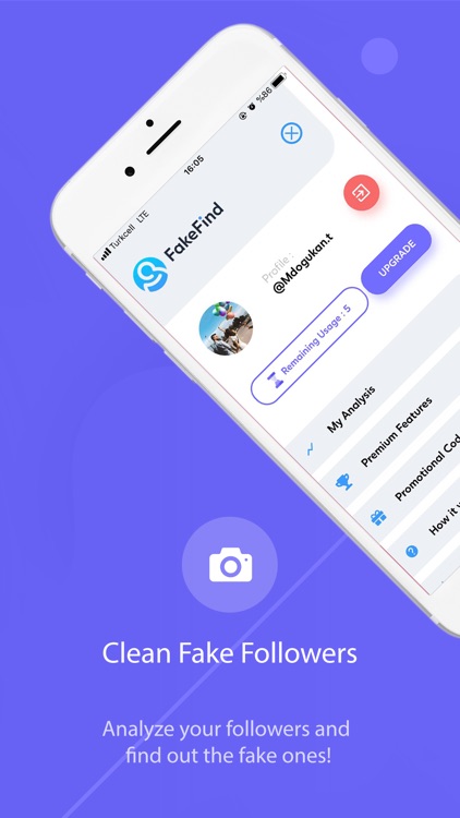 FakeFind -Clean Fake Followers screenshot-3