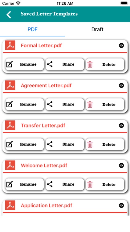 Letter Templates screenshot-3