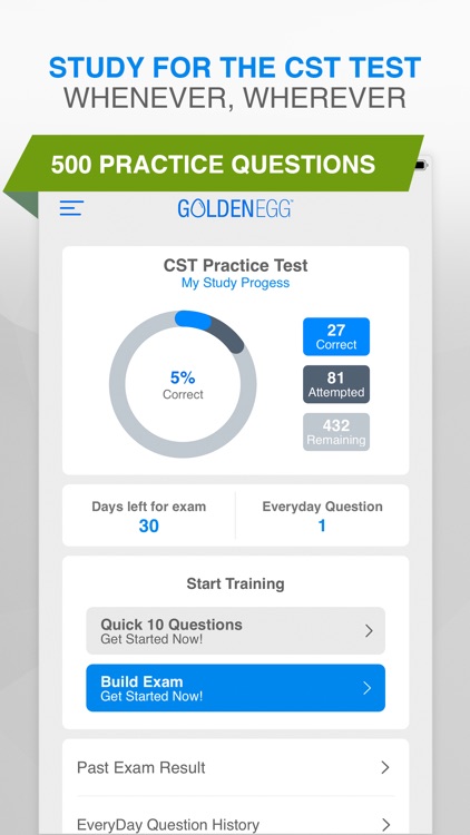 CST Practice Test Prep