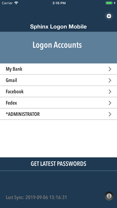 Sphinx - Logon Mobile screenshot 3