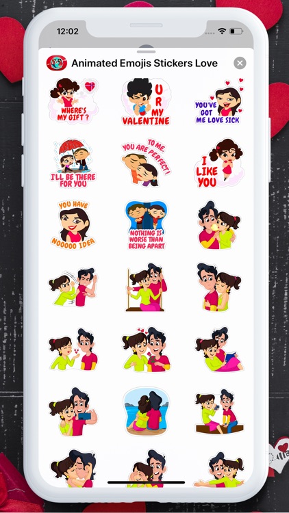Animated Emojis Stickers Love screenshot-3