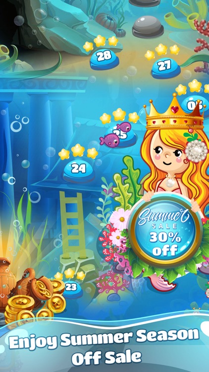 Mermaid Pearl - Match 3 screenshot-7