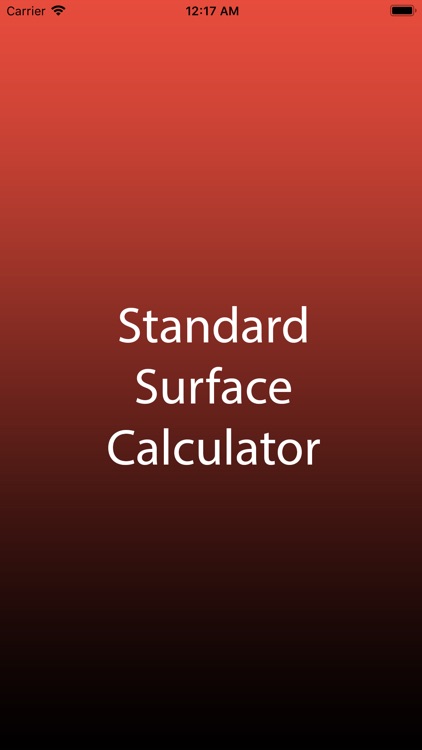 Standard Surface Calculator