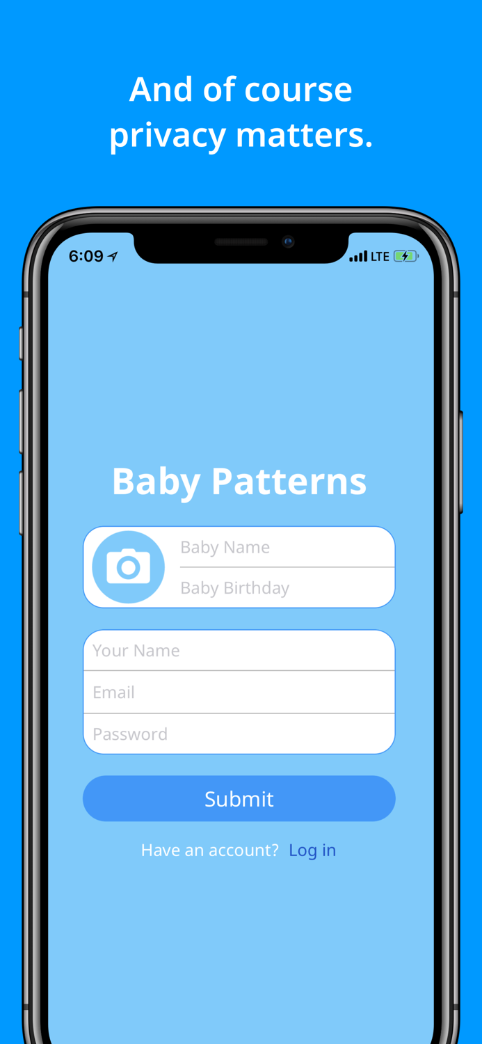 Baby Patterns - Track feedings