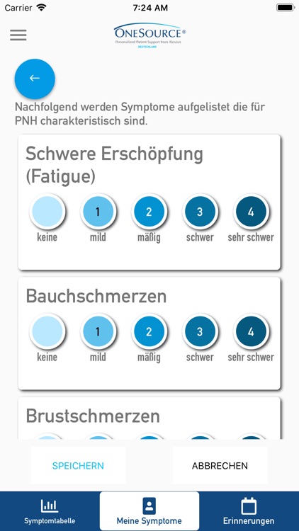 OneSource PNH Symptom-APP