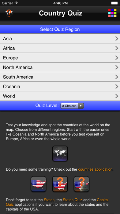 How to cancel & delete Country Quiz from iphone & ipad 1