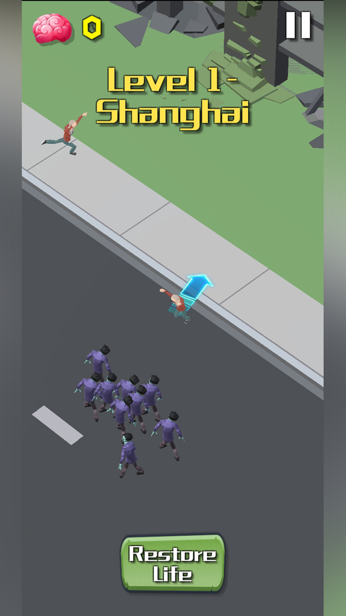 Zombie Crowd City Runner War