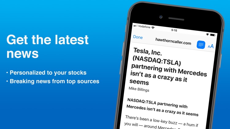 Stock Tracker: Stocks App