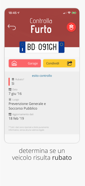 Veicolo Info Targa Su App Store