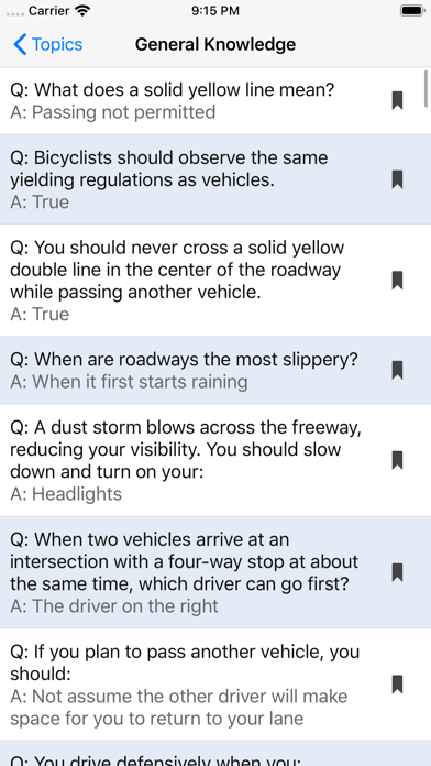 Texas DMV Test Prep Screenshot 7