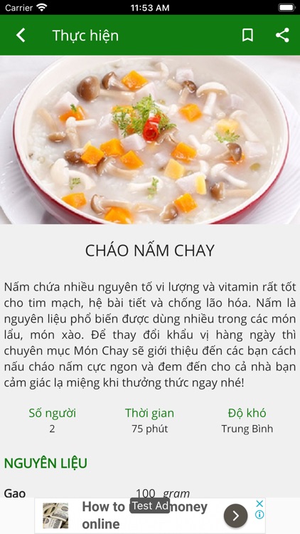 Món Chay Việt Nam screenshot-6