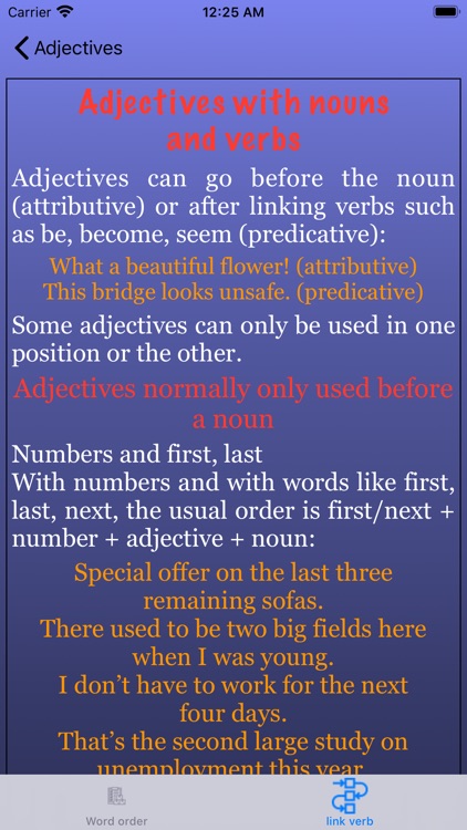 Adjectives in English screenshot-3