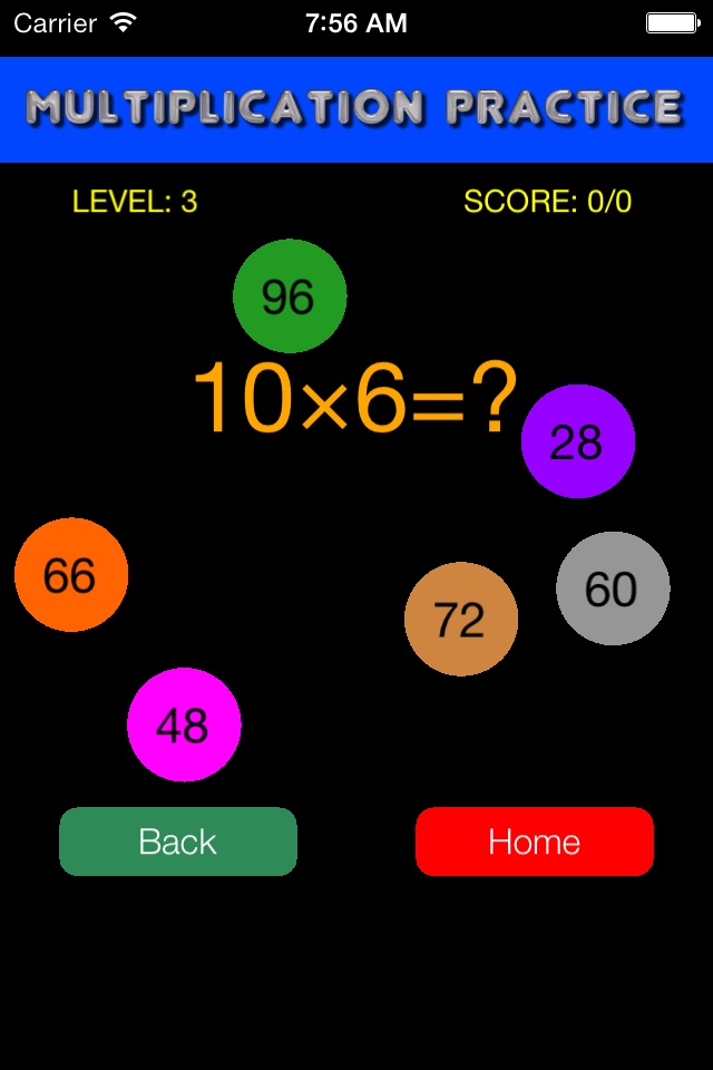 Quick Strike Math Game screenshot 2