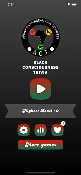 Game screenshot Black Consciousness Trivia apk